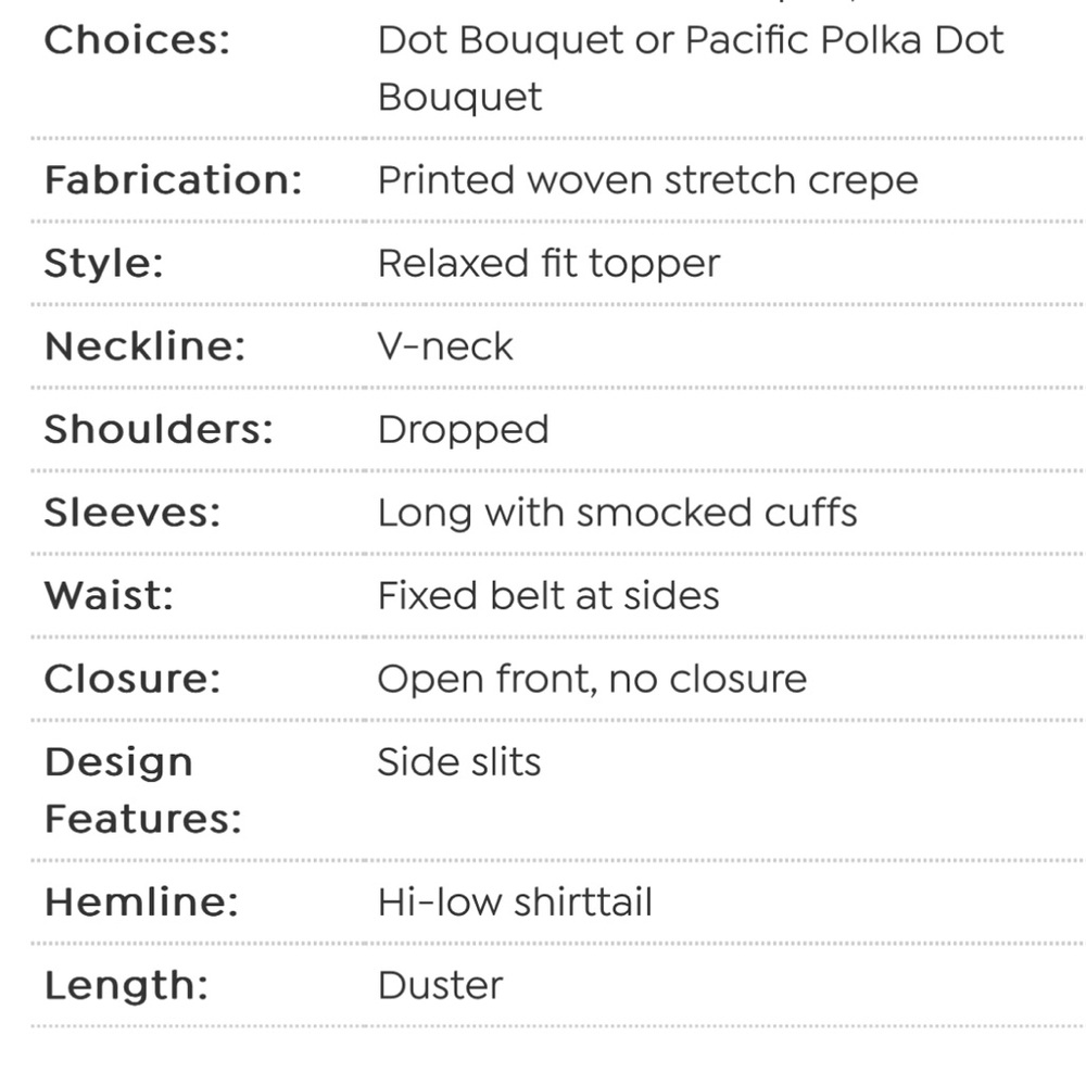 This duster is gorgeous and very versatile, the colors are amazing - Picture 12 of 13
